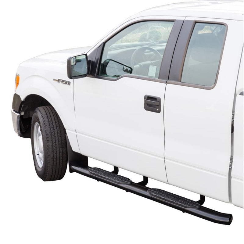 Westin 2009-2014 Ford F-150 SuperCab PRO TRAXX 5 Oval Nerf Step Bars - Black - Mammoth Racing -