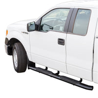 Westin 2009-2014 Ford F-150 SuperCab PRO TRAXX 5 Oval Nerf Step Bars - Black - Mammoth Racing -