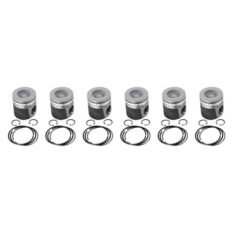 Industrial Injection 89-93 Dodge 12V Mahle Piston .040 Oversized w/ Rings / Wristpins / Clips - My Store
