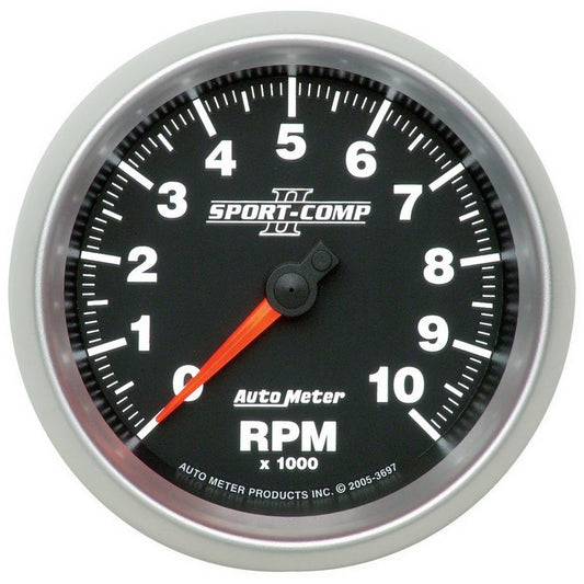 Autometer Sport-Comp II 3-3/8in 10K RPM In Dash Tachometer - My Store