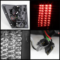 Spyder Jeep Grand Cherokee 07-10 LED Tail Lights Black ALT-YD-JGC07-LED-BK - Mammoth Racing -