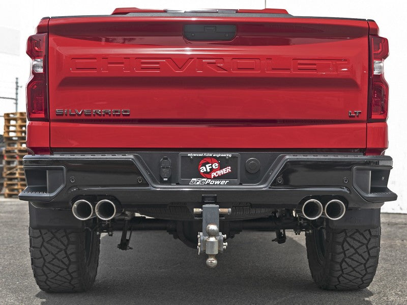 aFe Vulcan Series 3in 304SS DPF-Back 20-21 GM Trucks L6-3.0L (td) LM2 - Dual Polished Tip - Mammoth Racing -