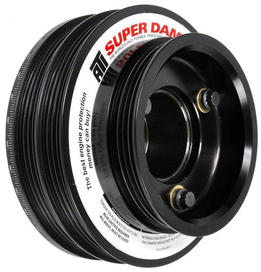ATI Damper - 5.67in - Alum - (2) 4 Grv - Nissan RB26 - R32 Only - 1Pc - w/Power Steering Pulley - My Store