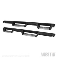 Westin 07-18 Jeep Wrangler JKU 4dr. HDX Stainless Drop Nerf Step Bars - Tex. Blk - Mammoth Racing -