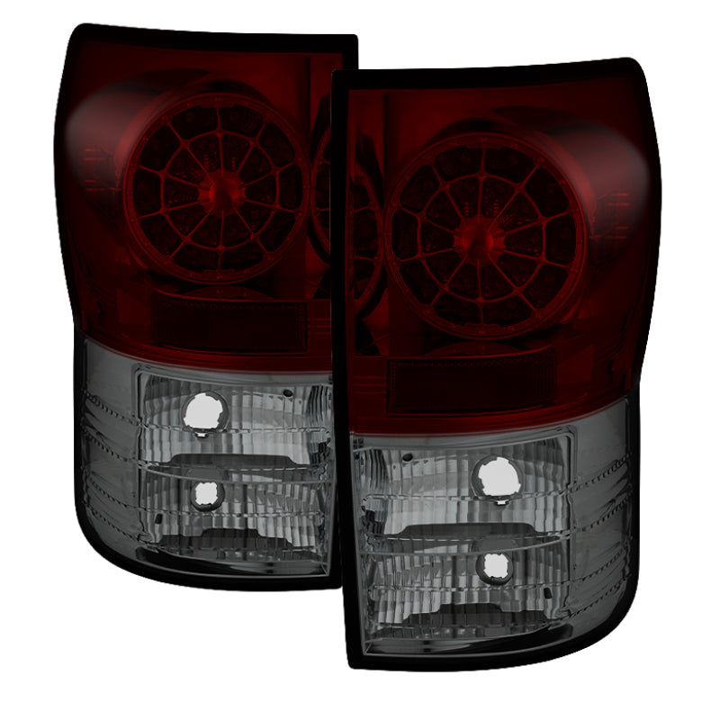 Spyder Toyota Tundra 07-13 LED Tail lights Red Smoke ALT-YD-TTU07-LED-RS - Mammoth Racing -