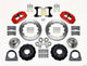 Wilwood Narrow Superlite 6R Front Hub Kit 12.88in Red Tci-ifs 71-78 (Pinto Based) - Mammoth Racing -
