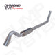 Diamond Eye 4in AL TURBO BACK SGL DUMP OUT 94-02 DODGE NO MFLR INCLUDING TIP - Mammoth Racing -