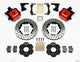 Wilwood Combination Parking Brake Rear Kit 11.00in Drilled Red Civic / Integra Drum 2.71 Hub Offset - Mammoth Racing -