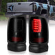 ANZO 1994-2001 Dodge Ram 1500 LED Taillights Plank Style Black w/Smoke Lens - My Store