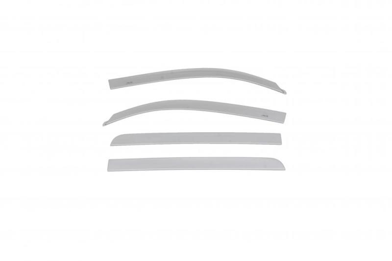 AVS 19-21 Toyota Tundra Crewmax Low Profile Color Match Ventvisors 4pc - Silver Sky Metallic - Mammoth Racing -