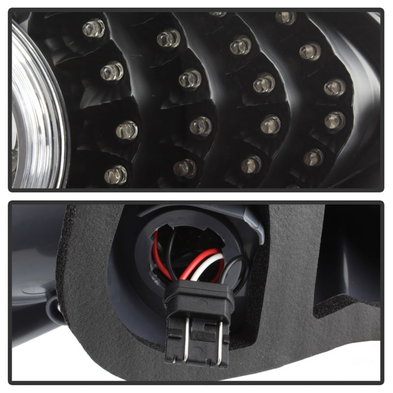 xTune Mazda 6 03-08 4/5DR (Not Fit Wagon) LED Tail Lights - Black (ALT-ON-M603-LED-BK) - Mammoth Racing -