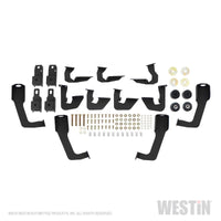 Westin/HDX 07-19 Chevrolet Silverado 2500 8ft Drop Wheel to Wheel Nerf Step Bars - Textured Black - Mammoth Racing -