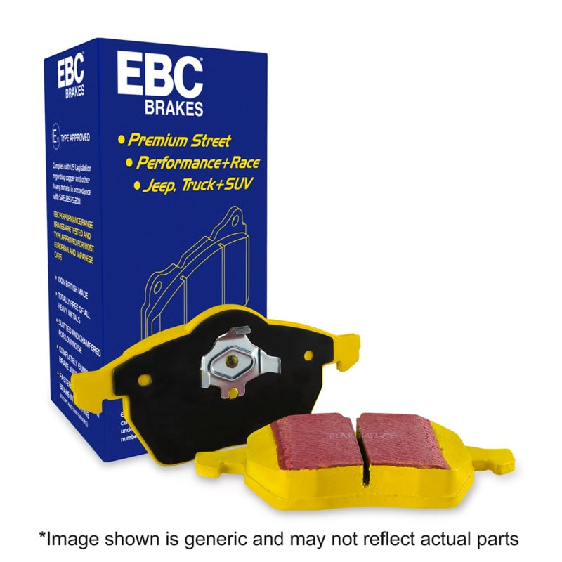 EBC 14+ Jaguar F-Type (Cast Iron Rotors Only) 5.0 Supercharged (490) Yellowstuff Rear Brake Pads - My Store