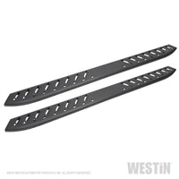 Westin 2019 Chevrolet Silverado/Sierra 1500 Crew Cab Thrasher Running Boards - Textured Black - Mammoth Racing -
