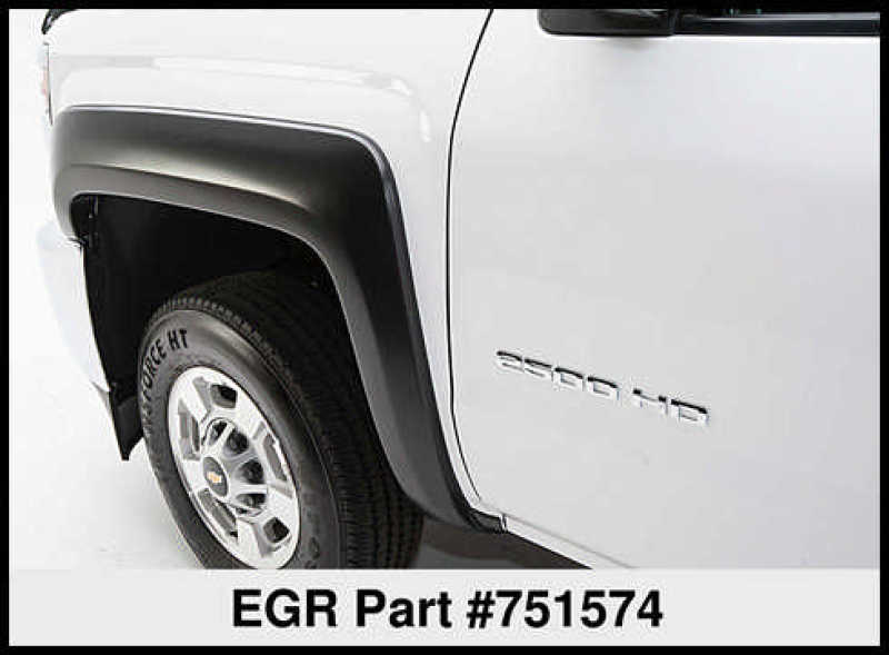 EGR 14+ Chev Silverado 6-8ft Bed Rugged Look Fender Flares - Set - Mammoth Racing -