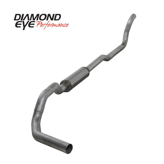 Diamond Eye KIT 4in TB SGL AL: 2-WHEEL DRIVE ONLY 89-93 DODGE CUMMINS 5.9L - Mammoth Racing -