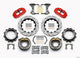 Wilwood Narrow Superlite 4R Rear P-Brk Kit 14.00in Drill Red Strange Eng Floater 3.49in Offset - Mammoth Racing -
