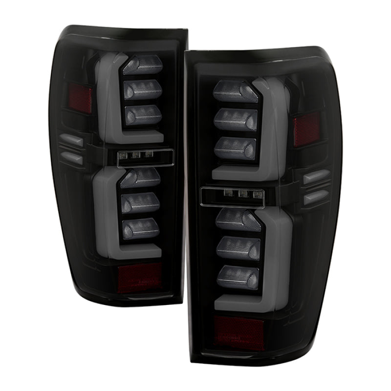 Spyder GMC Sierra 19-20 Incandescent Bulb Model Only LED Tail Lights-Black Smoke ALT-YD-GS19-LED-BSM - Mammoth Racing -