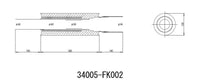 HKS Universal Stainless Hi Power 130mm Titanium Muffler - Mammoth Racing -