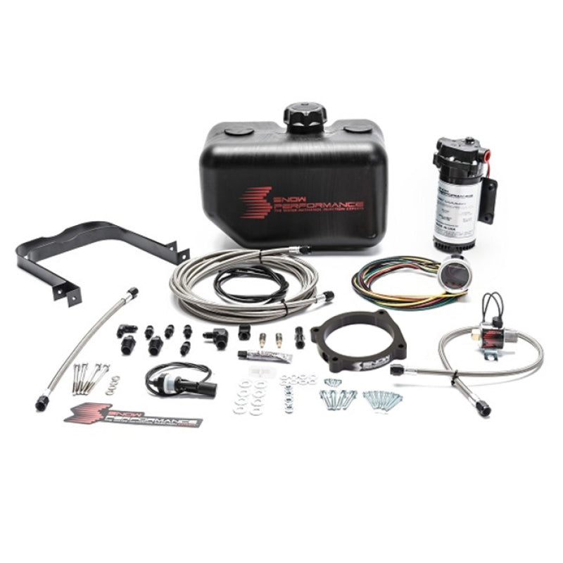 Snow Performance Stg 2 Boost Cooler Challenger/Charger Hellcat Water Inj Kit (SS Braid Line/4AN Fit) - My Store