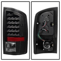 Xtune Dodge Ram 02-06 1500 / Ram 2500/3500 03-06 LED Tail Light Black ALT-JH-DR02-LED-BK - Mammoth Racing -