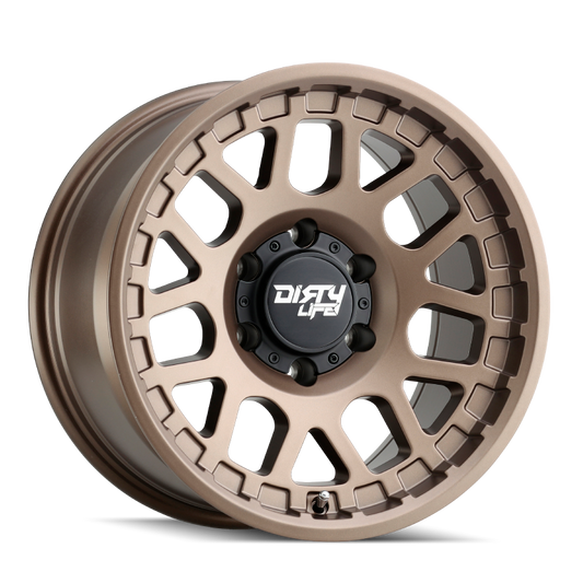 Dirty Life 9306 Mesa 17x9 / 6x135 BP / -12mm Offset / 87.1mm Hub Dark Bronze Wheel - Mammoth Racing -