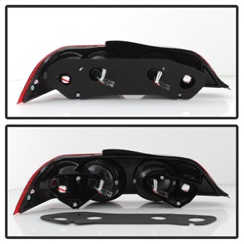 Spyder Acura RSX 02-04 LED Tail Lights Red Clear ALT-YD-ARSX02-LED-RC - Mammoth Racing -