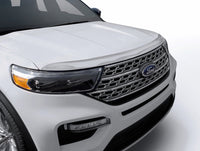 AVS 20-22 Ford Explorer (Excl. Vehicles w/Hood Lettering) Aeroskin Low Profile Hood Shield - Chrome - Mammoth Racing -