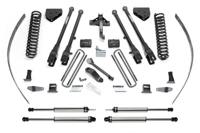 Fabtech 08-16 Ford F250 4WD w/Factory Overload 8in 4Link Sys w/Coils & Dlss Shks - Mammoth Racing -