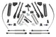 Fabtech 08-16 Ford F250 4WD w/Factory Overload 8in 4Link Sys w/Coils & Dlss Shks - Mammoth Racing -