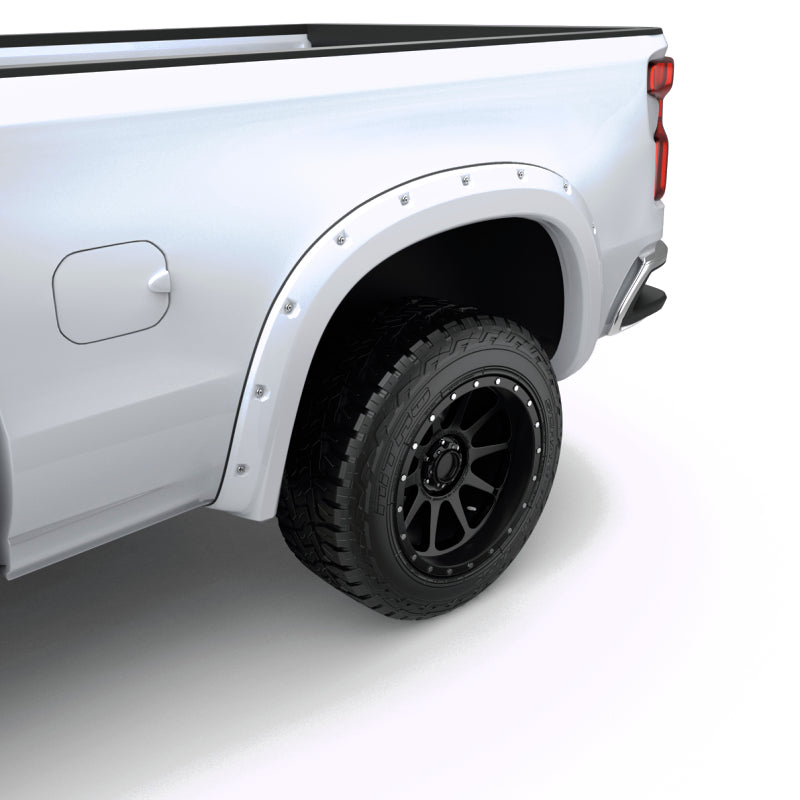 EGR 19-22 Chevrolet Silverado 1500 Summit White Traditional Bolt-On Look Fender Flares Set Of 4 - Mammoth Racing -