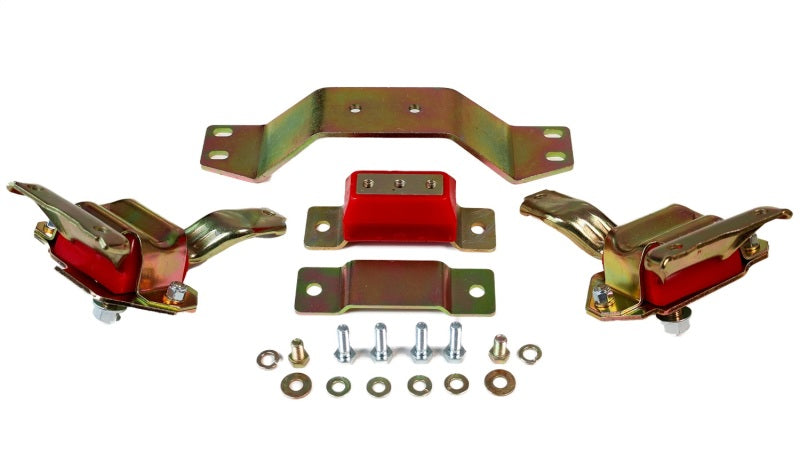 Energy Suspension 99-04 Ford Mustang 4.6L V8 Red Motor & Transmission Mount Set - Mammoth Racing -