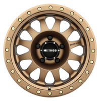 Method Mr304 Double Standard 17x8.5 0mm Offset 5x5.5 108mm CB Method Bronze Wheel - Mammoth Racing -