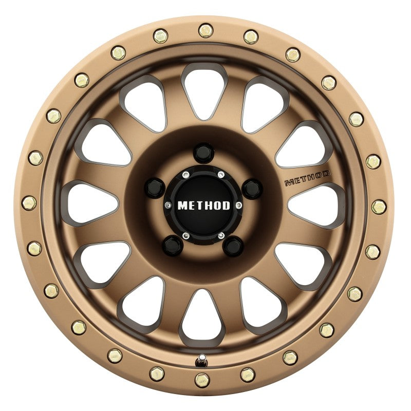 Method Mr304 Double Standard 17x8.5 0mm Offset 5x5 94mm CB Method Bronze Wheel - Mammoth Racing -