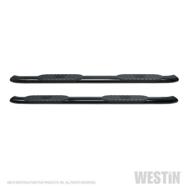 Westin 2019 Chevrolet Silverado/Sierra 1500 Crew Cab Non LD PRO TRAXX 5 Oval Nerf Step Bars - Black - Mammoth Racing -