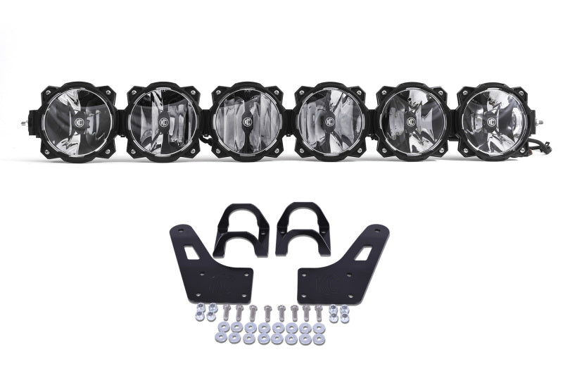 KC HiLiTES Yamaha Yxz1000r 39in. Pro6 Gravity LED 6-Light 120w Combo Beam Overhead Light Bar System - Mammoth Racing -