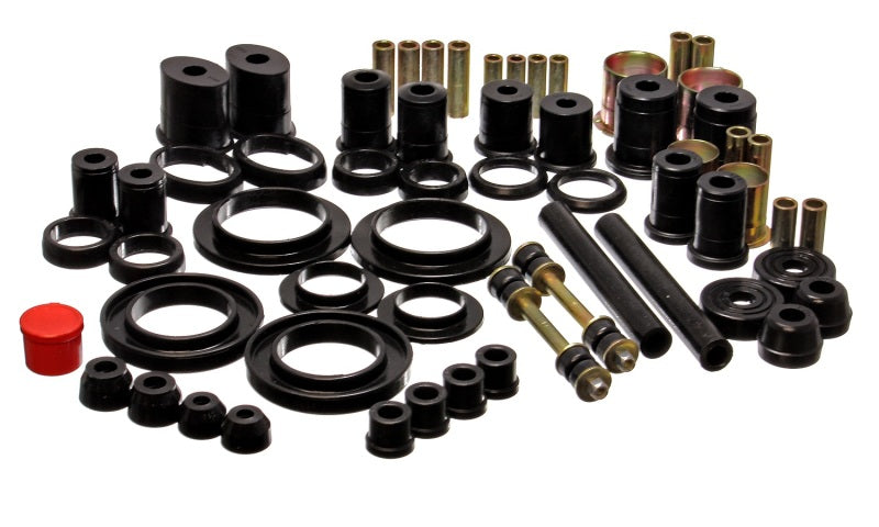 Energy Suspension 99-04 Ford Mustang Black Hyper-flex Master Bushing Set - Mammoth Racing -
