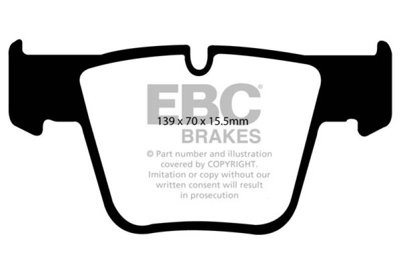 EBC 07-11 Mercedes-Benz CL63 AMG 6.2 Redstuff Front Brake Pads - My Store