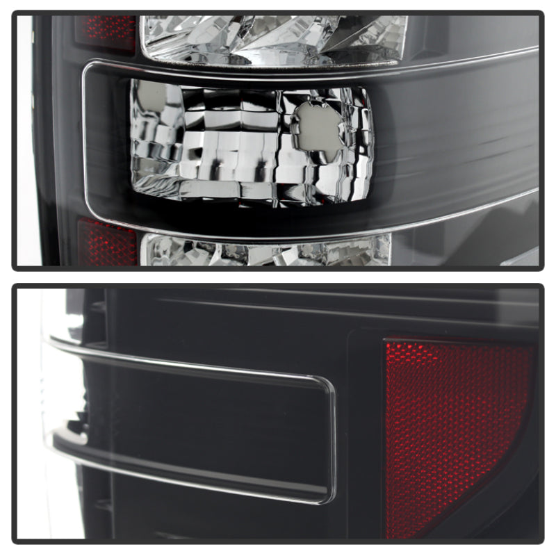 Spyder Ford F150 09-14 LED Tail Lights Black ALT-YD-FF15009-LED-BK - Mammoth Racing -