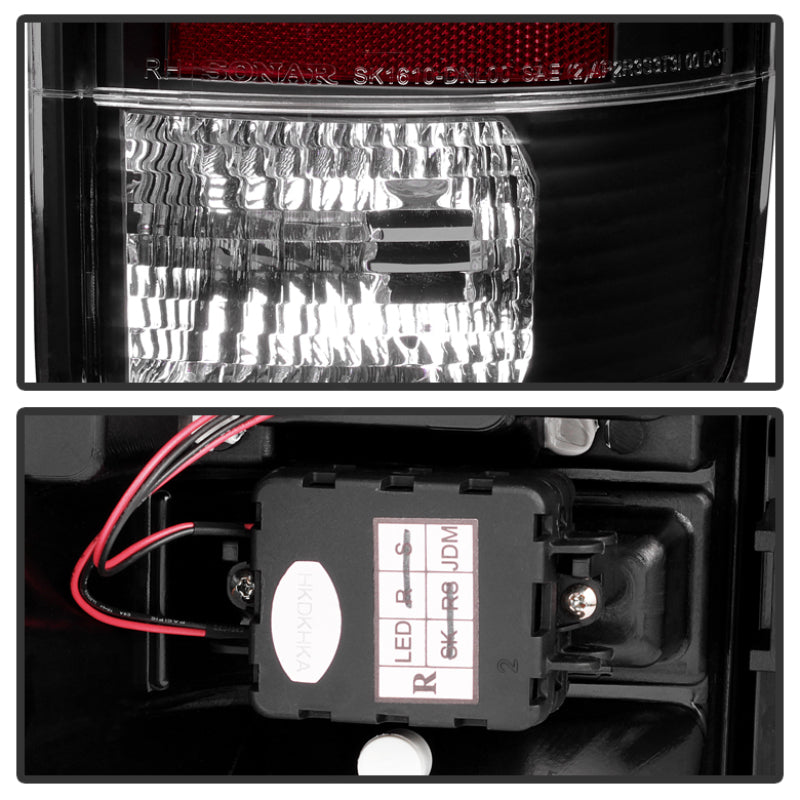 Spyder Chevy Suburban/Tahoe 1500/2500 00-06/GMC Yukon LED Tail Lights Black ALT-YD-CD00-LED-BK - Mammoth Racing -