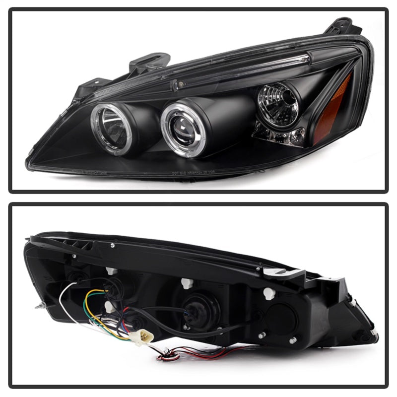 Spyder Pontiac G6 2/4DR 05-08 Projector Headlights LED Halo LED Blk PRO-YD-PG605-HL-BK - Mammoth Racing -