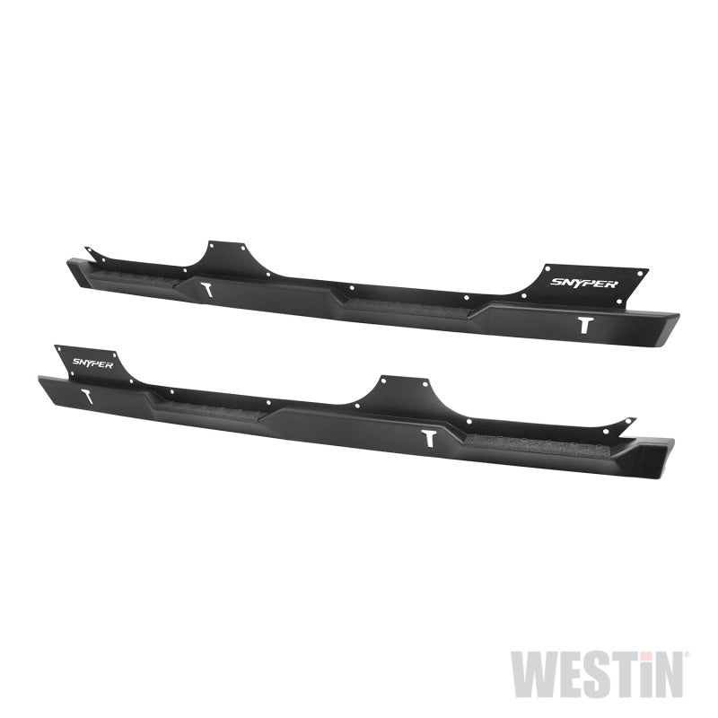 Westin/Snyper 07-17 Jeep Wrangler Unlimited Rock Slider Steps - Textured Black - Mammoth Racing -