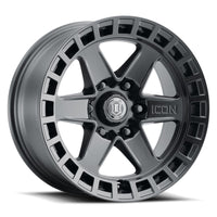 Icon Raider 17x8.5 6x120 0mm Offset 4.75in BS Satin Black Wheel - Mammoth Racing -