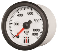 Autometer Stack 52mm 0-1100 Deg C Pro Stepper Motor Exhaust Gas Temp Gauge - White - My Store
