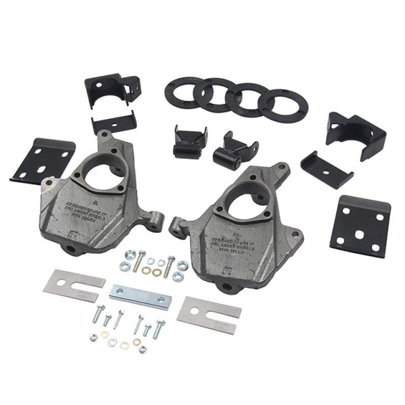 Belltech Lowering KIT 16.5-17 Chevy Silverado Crew Cab 2WD 3-4f / 7R - Mammoth Racing -