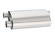 Borla Transverse Flow Notched Muffler - Oval Single Inlet/Dual Outlet 2.5in 19in x 10.5in x 5.5in - My Store