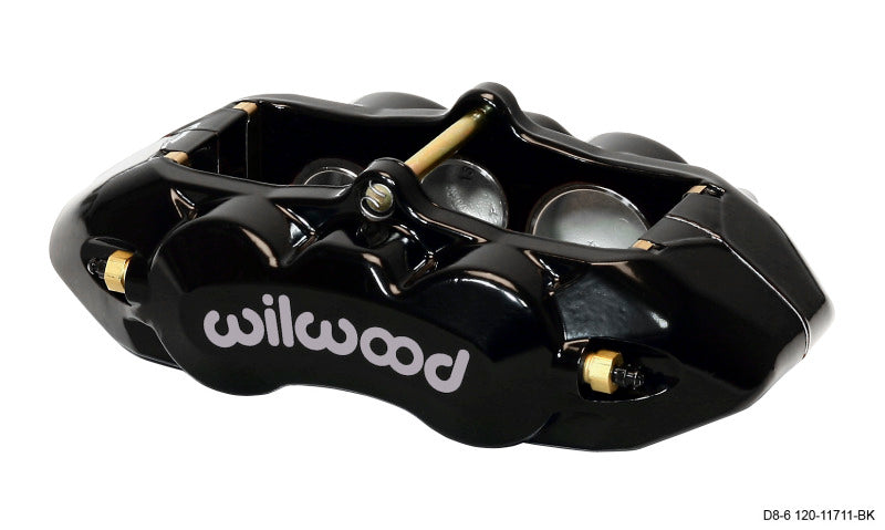 Wilwood Caliper-D8-6 R/H Front Black 1.88/1.38/1.25in Pistons 1.25in Disc - Mammoth Racing -
