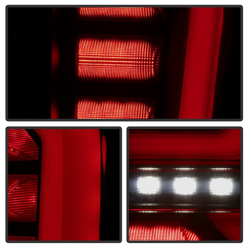 Spyder GMC Sierra 19-20 Incandescent Bulb Model Only LED Tail Lights-Black Smoke ALT-YD-GS19-LED-BSM - Mammoth Racing -