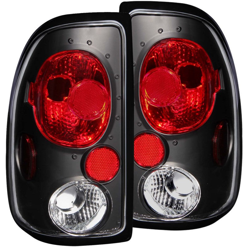 ANZO 1997-2004 Dodge Dakota Taillights Black - Mammoth Racing -