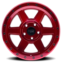 Dirty Life 9315 Compound 17x9 / 6x135 BP / -12mm Offset / 87.1mm Hub Crimson Candy Red Wheel - Mammoth Racing -